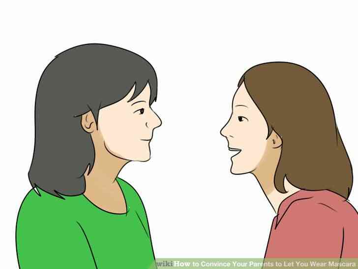 Image intitulée Convaincre Vos Parents de Vous Laisser Porter de Mascara Étape 8